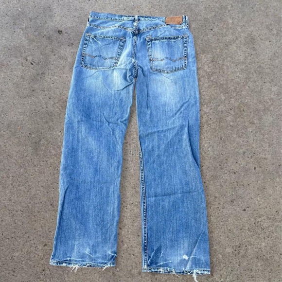 Other - Vintage American Eagle Low Loose Baggy Denim Jeans Blue Y2K Skater Mens‎ 34x32